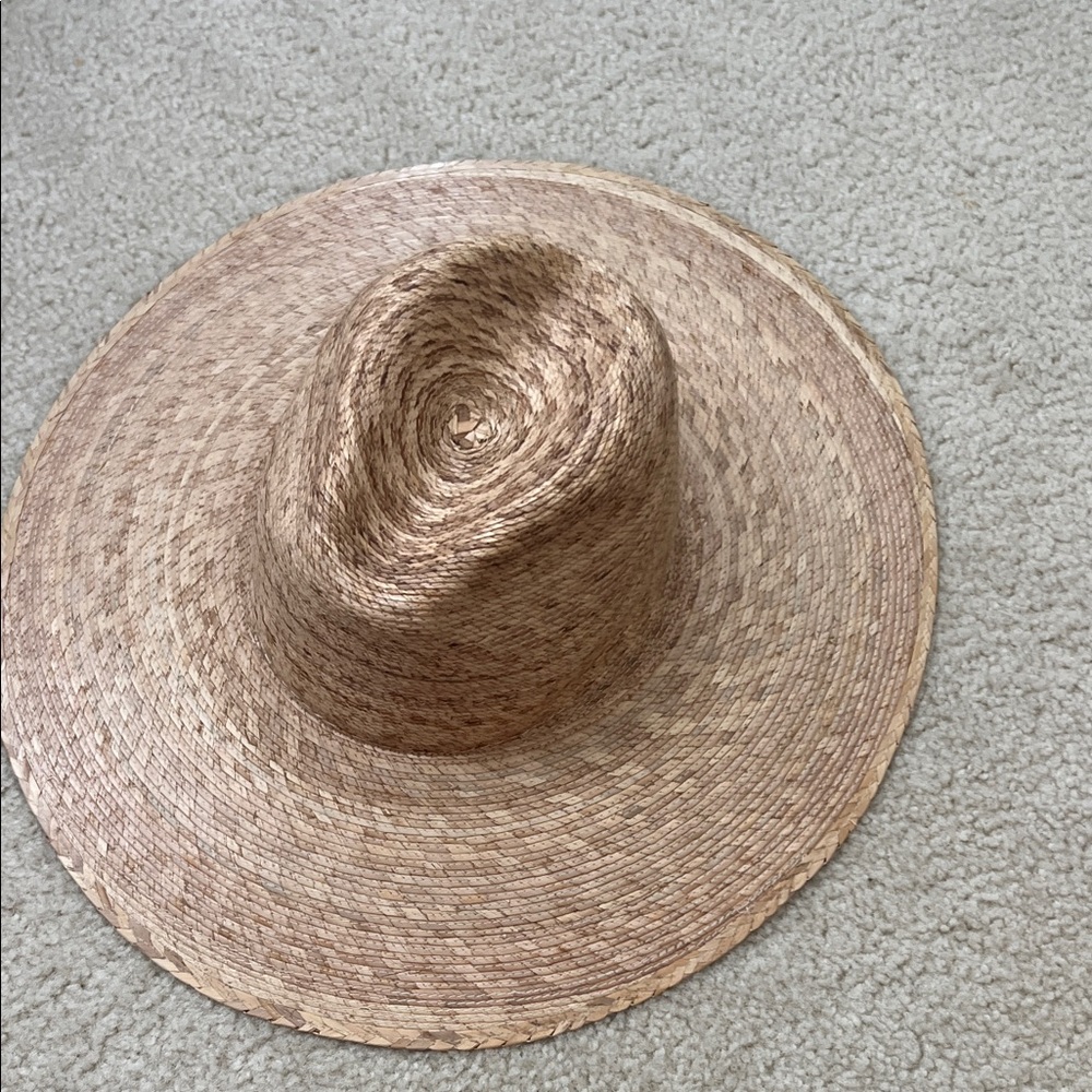 Lack Of Color Palma wide fedora Natural Straw Hat